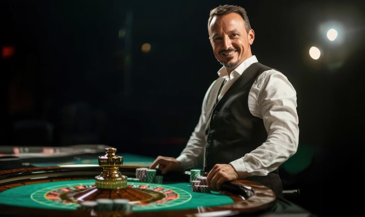 Người chơi đang sử dụng điện thoại để trải nghiệm các trò chơi casino đa dạng của win98